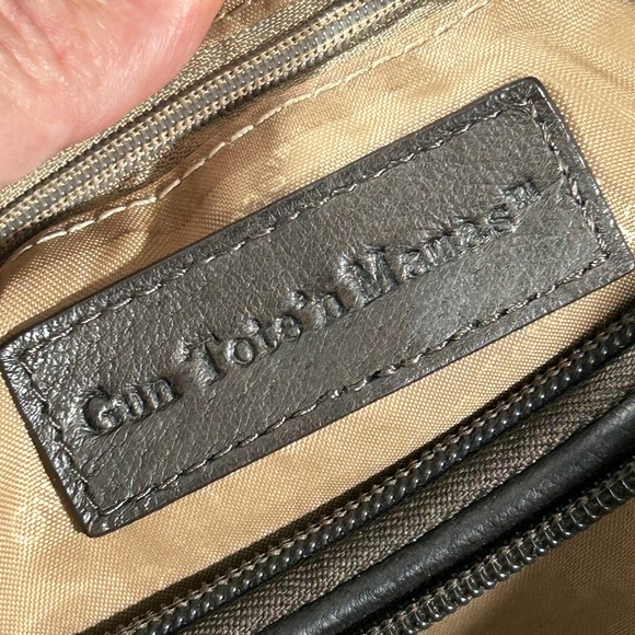 Gun Tote'n Mamas Brown Leather & Ballistic Nylon Concealed Carry Handbag CCW - Picture 12 of 12